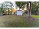 Backyard with shed and large trees at 6006 Nw 62Nd Pl, Ocala, FL 34482