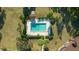 Overhead view of the community pool at 749 Midway Dr # A, Ocala, FL 34472