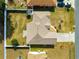 Top-down aerial view of house and surrounding area at 8217 Sw 61St Ct, Ocala, FL 34476