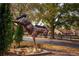 Bronze horse statue in front of home at 8250 Nw 136Th Avenue Rd, Ocala, FL 34482