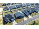 Aerial view of homes in a residential neighborhood at 891 Nw 44Th Street Rd, Ocala, FL 34475