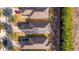 Overhead view of house with solar panels and neighborhood at 9119 Sw 70Th Loop, Ocala, FL 34481