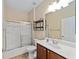 Bathroom with shower/tub combo and vanity at 9119 Sw 70Th Loop, Ocala, FL 34481