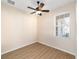 Bright bedroom with ceiling fan and window at 9119 Sw 70Th Loop, Ocala, FL 34481