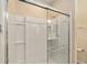 Walk-in shower with built-in shelving at 9119 Sw 70Th Loop, Ocala, FL 34481