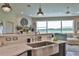 Farmhouse kitchen with apron sink and custom cabinetry at 10170 Se 106Th Ln, Belleview, FL 34420