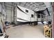 Spacious RV garage with ample room for storage and workshop at 13700 Sw 71St Ln, Ocala, FL 34481