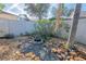 Small water feature and rock garden in a serene backyard setting at 17074 Se 75Th Wickson Ct, The Villages, FL 32162