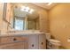 Bathroom features a vanity, toilet and shower at 17074 Se 75Th Wickson Ct, The Villages, FL 32162