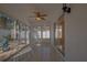 Bright sunroom with tile floor and sliding glass doors at 17074 Se 75Th Wickson Ct, The Villages, FL 32162