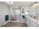 Elegant bathroom with double vanity, shower, and updated finishes at 17470 Se 115Th Terrace Rd, Summerfield, FL 34491