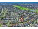 Aerial view showing home's location in a community at 1817 Hallandale Ln, The Villages, FL 32162