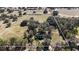 Aerial view showing home's location on a spacious property at 1838 Sw 97Th Pl, Ocala, FL 34476