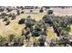 Aerial view showing home's location on a spacious property at 1838 Sw 97Th Pl, Ocala, FL 34476