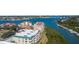 Aerial view of waterfront community at 438 Bouchelle Dr # 401, New Smyrna Beach, FL 32169