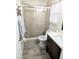 Clean bathroom with shower/tub combo and vanity at 5991 Nw 61St Ct, Ocala, FL 34482