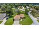 Aerial view of house and surrounding neighborhood at 6558 Se 9Th Pl, Ocala, FL 34472