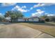 Modern home exterior boasting clean lines, a unique architectural design, and lush green surroundings at 9748 Sw 74Th Ave, Ocala, FL 34476