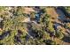 Expansive aerial view reveals wooded property with mature trees, home, and pool amidst nature at 10245 Sw 105Th St, Ocala, FL 34481