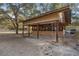 Two covered horse stalls in a rural setting at 10245 Sw 105Th St, Ocala, FL 34481