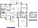 Detailed floor plan showcasing the layout, dimensions, and features of the house at 13 Nw 45Th Loop, Ocala, FL 34475