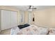 Bedroom with a queen bed and private access to outside at 2540 Se 35Th St, Ocala, FL 34471