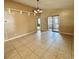 Dining room featuring tile flooring and views to other living spaces at 404 Cr 487, Lake Panasoffkee, FL 33538