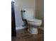 A close up of a standard white toilet at 404 Cr 487, Lake Panasoffkee, FL 33538