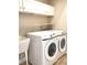 Laundry room with washer, dryer, and overhead storage at 4117 Sw 30Th Ct, Ocala, FL 34474