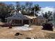 An exterior view showing the home under construction with framing and roof being built at 7 Nw 45Th Loop, Ocala, FL 34470