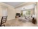 Relaxing living room with neutral color palette and large windows at 7316 Sw 94Th Ct, Ocala, FL 34481