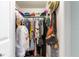 Well-lit closet with shelving and hanging space at 8120 Sw 56Th Ter, Ocala, FL 34476