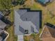 Top-down view of house showcasing gray roof and landscaping at 11545 Se 175Th St, Summerfield, FL 34491