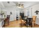 Charming dining room with table and four chairs at 1314 Noble Ct, Leesburg, FL 34788