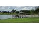 Scenic gazebo and pier overlooking a peaceful lake at 13579 Se 89Th Terrace Rd, Summerfield, FL 34491