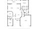 Floor plan showing the layout of the house at 1397 Oak Forest Dr, The Villages, FL 32162