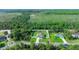 Aerial view of house in a wooded area at 2701 Sw 175Th Loop, Ocala, FL 34473