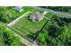 House with fenced backyard, aerial view at 2701 Sw 175Th Loop, Ocala, FL 34473