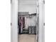 Walk-in closet with shelving for storing clothes, shoes, and accessories at 5450 Nw 46Th Lane Rd, Ocala, FL 34482