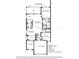 Detailed floor plan showcases the layout of this Alexander model, featuring two bedrooms, a den, and a two-car garage at 6767 Sw 91St Cir, Ocala, FL 34481