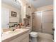 Clean bathroom with shower/tub combo, and vanity at 8594 Sw 61St Ct, Ocala, FL 34476