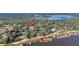 Lakefront property with private dock visible from above at 12854 Se 118Th Ter, Ocklawaha, FL 32179