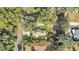 High-angle view of the house, showing its setting and proximity to the road at 12854 Se 118Th Ter, Ocklawaha, FL 32179
