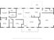 Detailed floor plan showcasing layout, dimensions, including kitchen, living room, bedrooms, and outdoor spaces at 12854 Se 118Th Ter, Ocklawaha, FL 32179