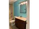 Bathroom with vanity, toilet and bath tub at 1804 Sw 29Th Ter, Ocala, FL 34474