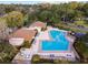 Aerial view of the community pool and deck area at 2321 Se 19Th Cir, Ocala, FL 34471
