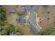 Aerial view showing house, pool, and outbuildings at 4301 Se 38Th St, Ocala, FL 34480