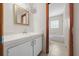 Bathroom with vanity, sink, and tub at 4301 Se 38Th St, Ocala, FL 34480