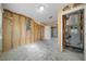 Unfinished room with exposed walls and HVAC unit at 4301 Se 38Th St, Ocala, FL 34480