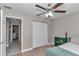 Bedroom with closet and doorway to other rooms at 13661 Sw 43Rd Cir, Ocala, FL 34473